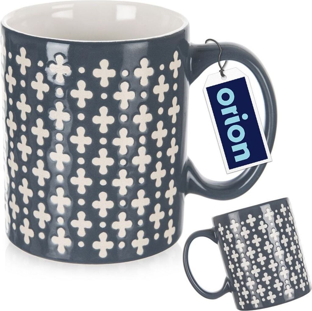 Orion Keramikbecher Keramiktasse Trinkbecher Becher Tasse aus Keramik 350 ml
