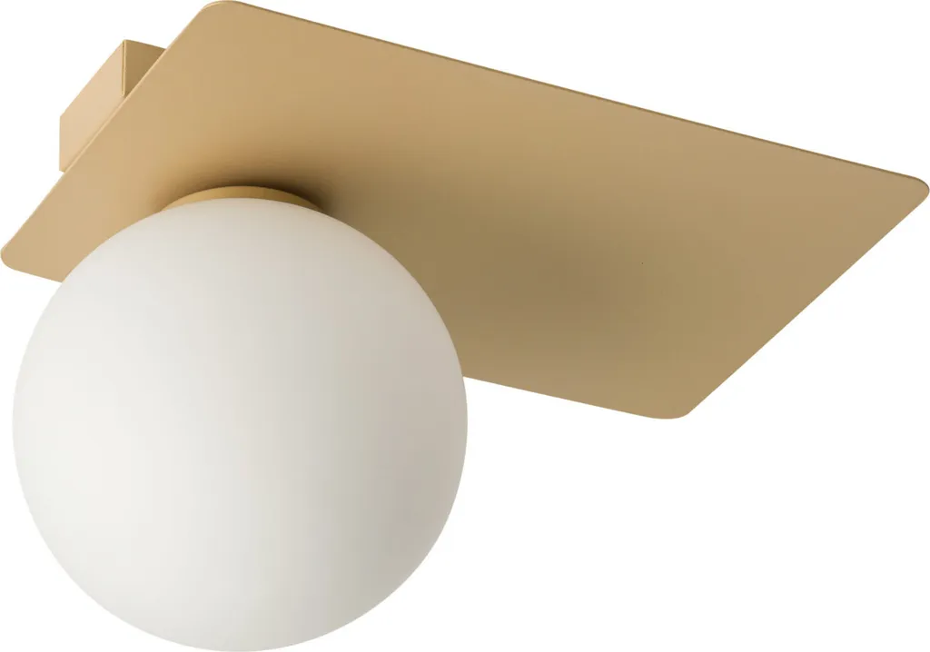 Plafonnier de chambre doré Sigma Lighting Argon idéal pour ambiance G9