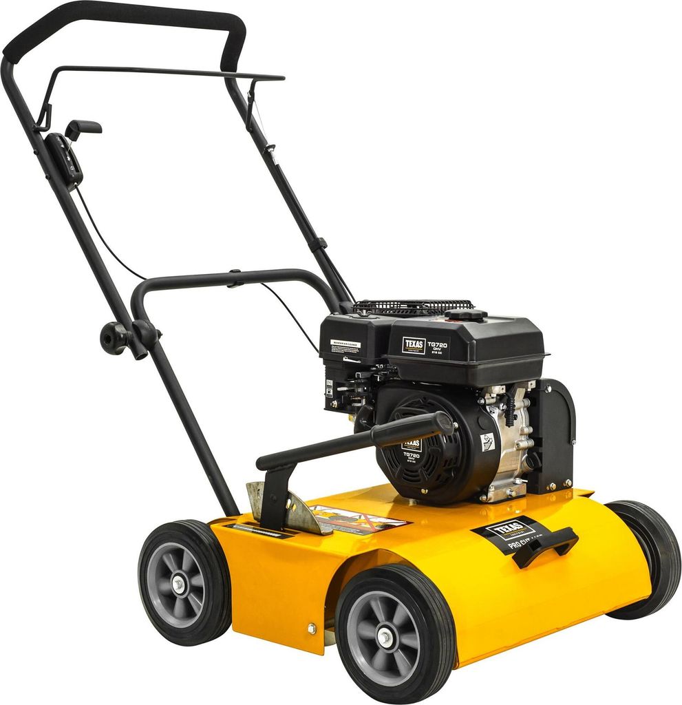 Texas Pro Cut 460TG Profi Benzin Vertikutierer Rasenlüfter Produktbild