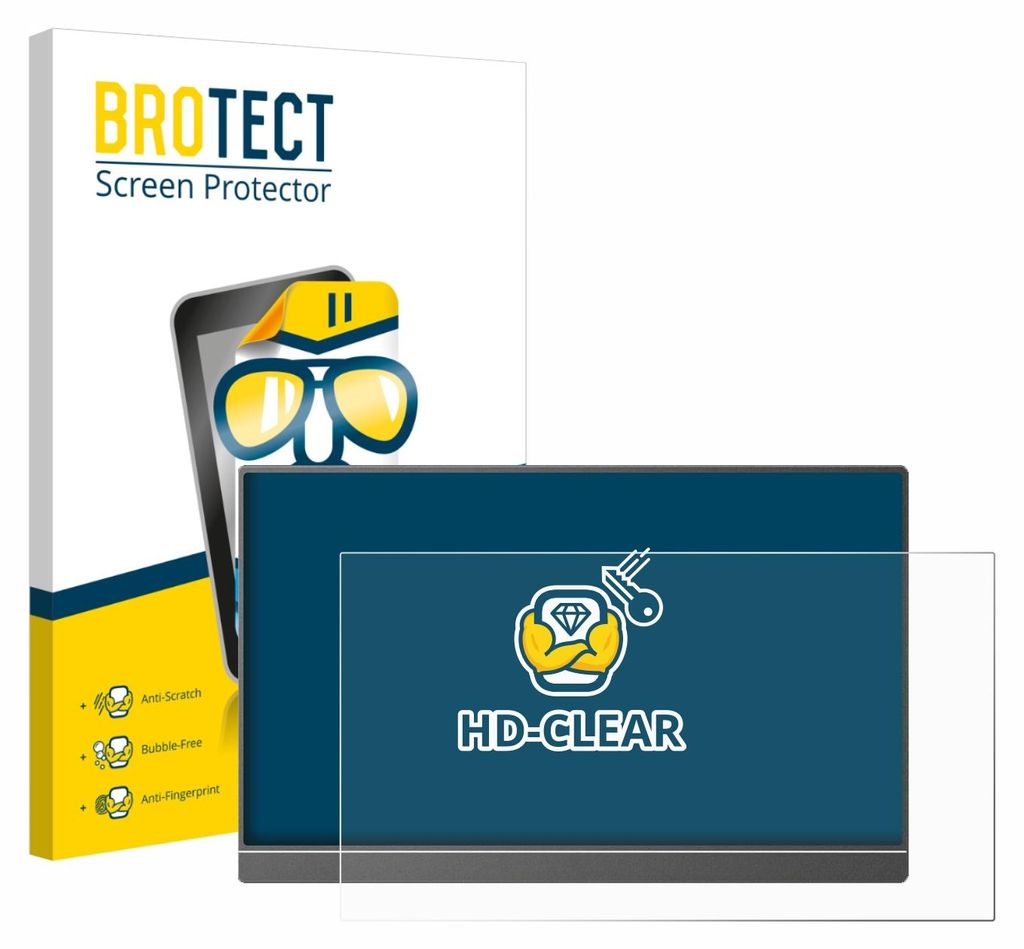 Für Arzopa Z1C 16.1" Schutzfolie BROTECT Displayschutz Display Schutz Folie Klar Transparent