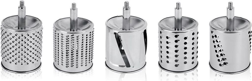 Orion Reibemaschine Trommelreibe mit 5 Trommeleinsätzen Produktbild 7