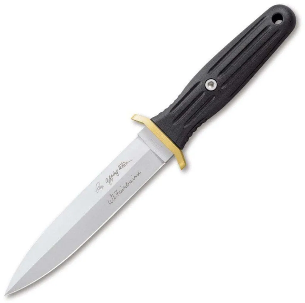 Dague Böker Combat II Lame 440C et Manche Delrin Applegate-Fairbairn