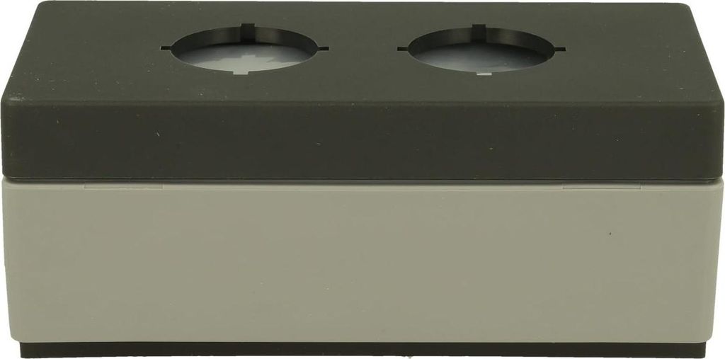 Georg Schlegel Proboxx Gehäuse mit Sollbruchstelle, für 2 Befehlsstelle Kabeleinführung M16 ausbrechbar Schutzart IP65