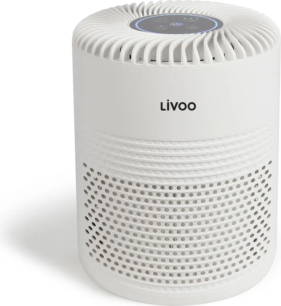 Petit purificateur d'air domestique 12m2 blanc - Filtre à air Livoo 7.5W