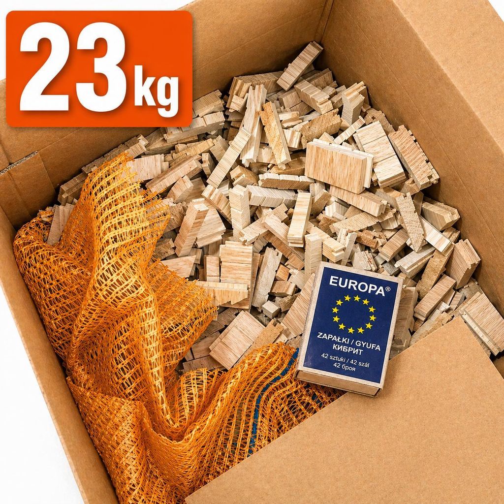 Eichen-Anzündholz 75 dm³ TROCKENES ANZÜNDHOLZ Brennholz für Produktbild 