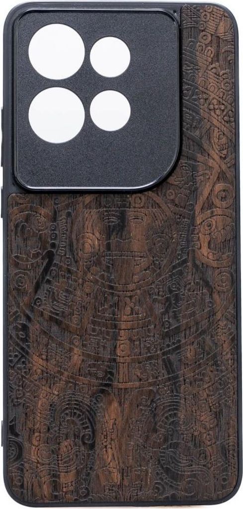 Bewood Holzhülle für Motorola Edge 50 Neo AZTEC CALENDAR ZIRICOTE