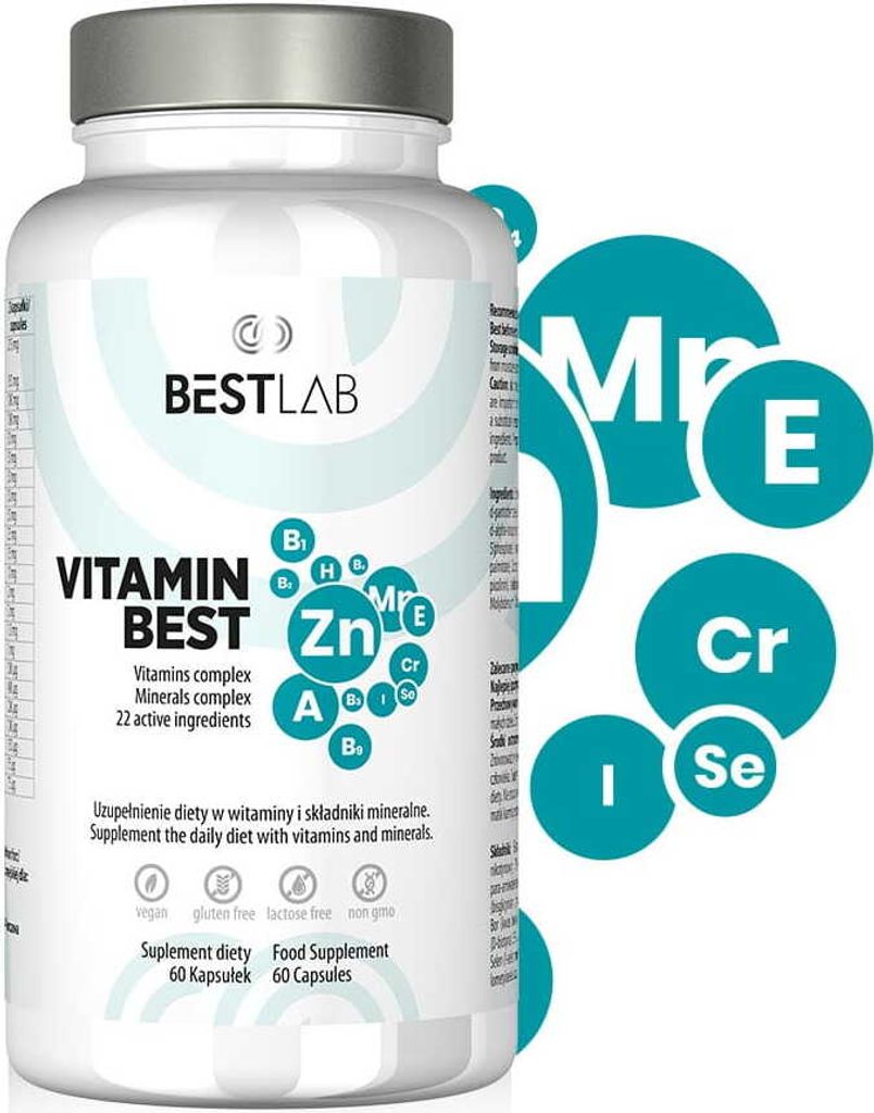 BESTLAB VitaMinBest (Vitamin- und Mineralienkomplex) 60 Kapseln