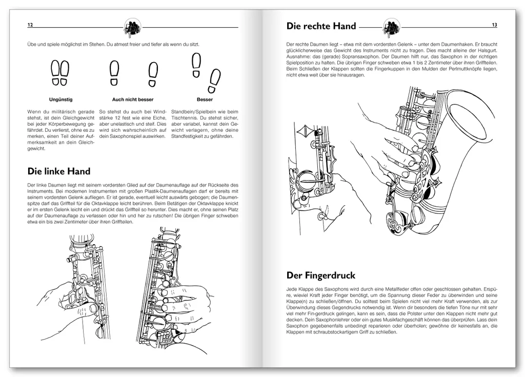 Das Saxophonbuch Version Eb : Méthode Saxophone Alto avec CD et Partitions