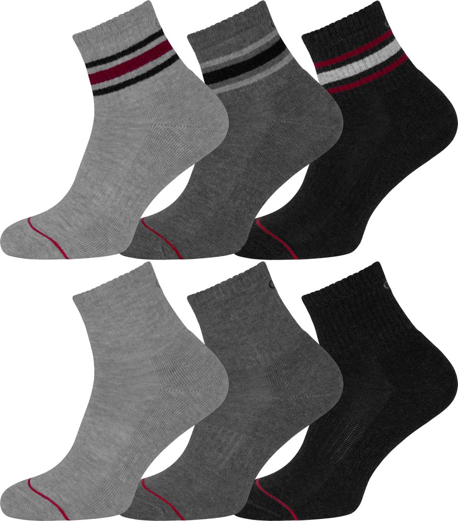 OCERA 6 Paar Retro Sport und Freizeit Kurzschaft Socken Produktbild 
