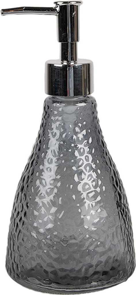 Clayre & Eef Seifenspender 400 ml Schwarz Glas Produktbild 