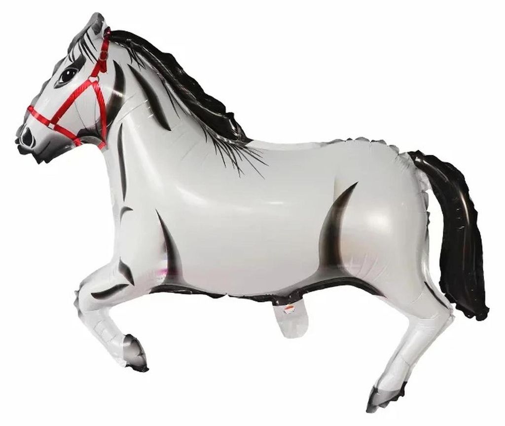Fóliový balón Kôň, balón s koňom, približne 75 x 103 cm, Obrázok produktu 