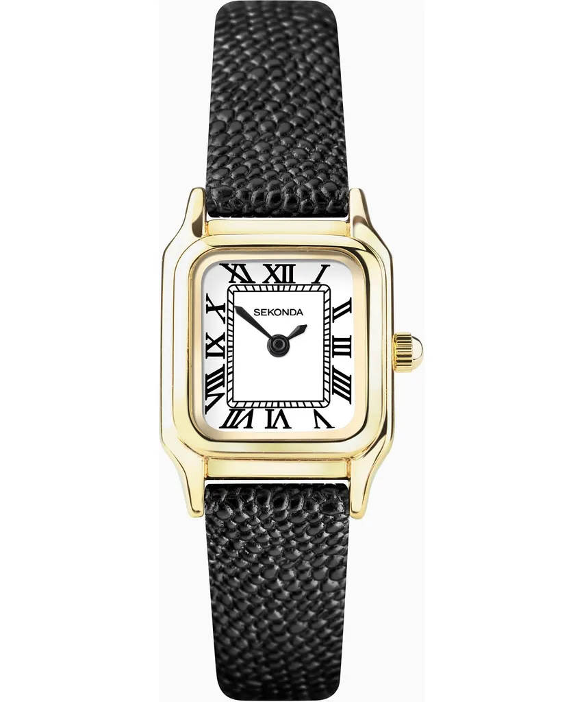 Orologio Sekonda 40557 Nero: Eleganza Vintage con Cinturino Pelle