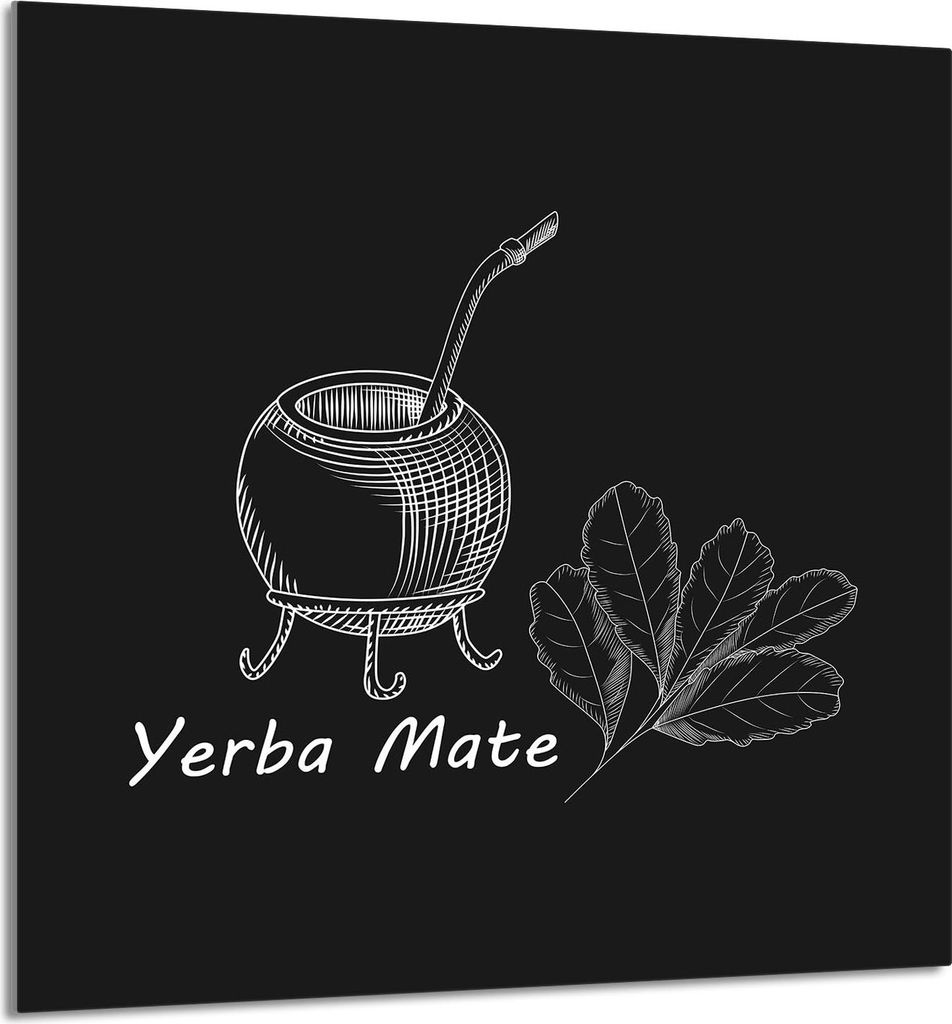 GLASPLATTE FÜR KÜCHE 60x65 Yerba