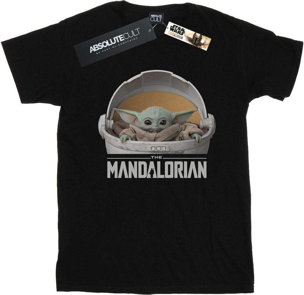 Star Wars - "The Mandalorian The Child" T-Shirt für Damen BI45666 (M) (Schwarz)