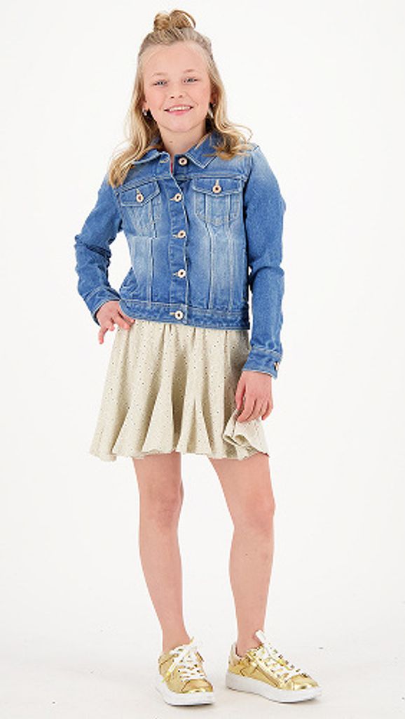 VINGINO Mädchen Jeansjacke Jacke TESS blue vintage SS22 Gr.176