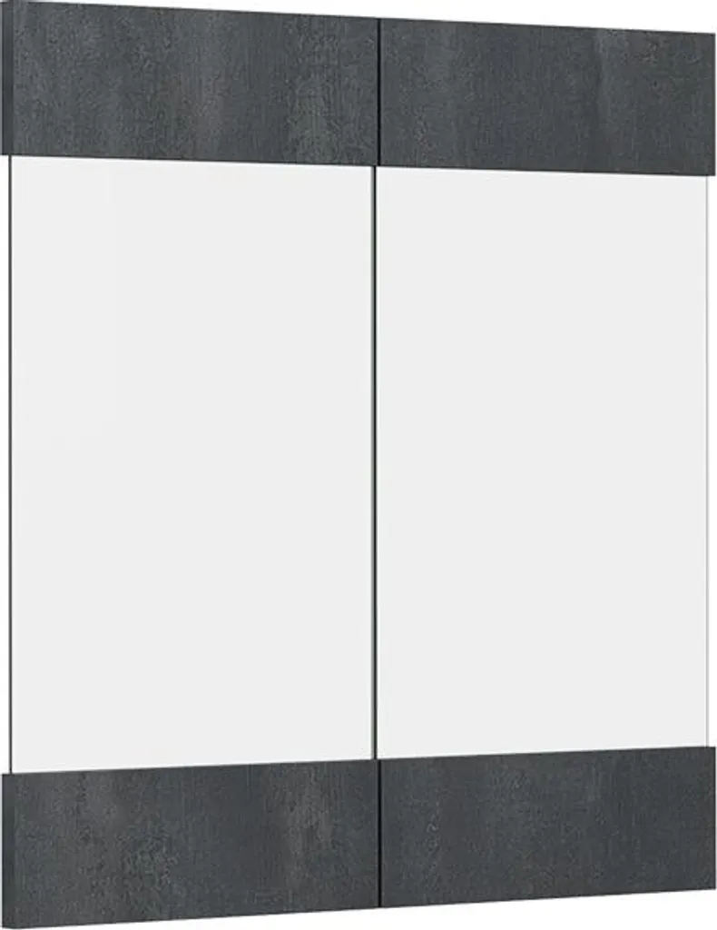 Vicco Frontale Cucina R-Line 59x59 cm | Vetro Antracite Nero Cemento