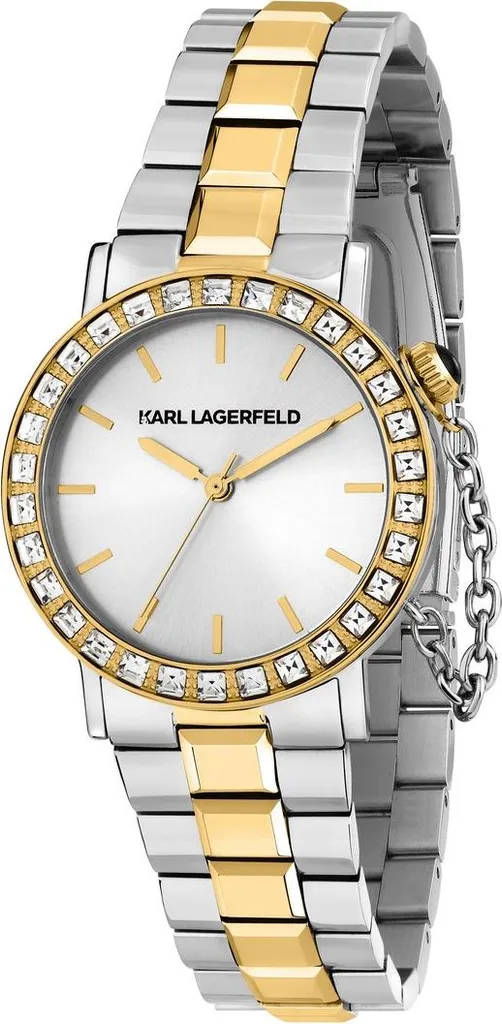 Montre Quartz Karl Lagerfeld Ornée de Cristaux R0553100504 Design Luxe