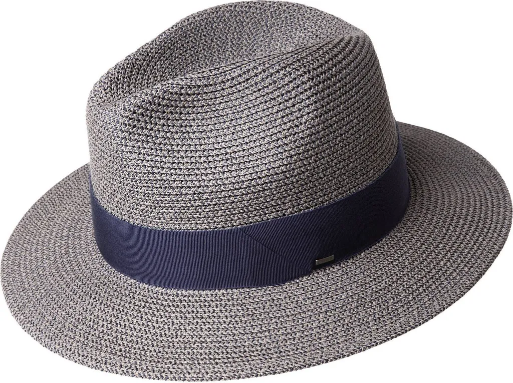 Bailey 1922 Cappello Paglia Bascom Player: Cappello Estivo Da Sole E Spiaggia. Design Screziato, Falda 4.5cm, Corona 10cm.