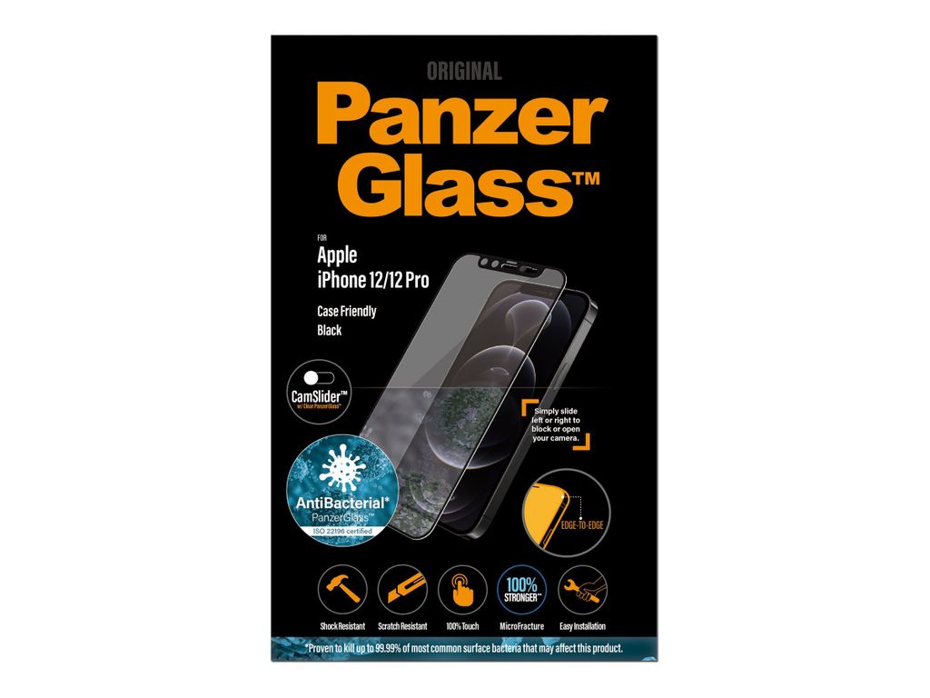 PanzerGlass Glas Displayschutz - Schwarz - für 15,5 cm (6,1 Produktbild 