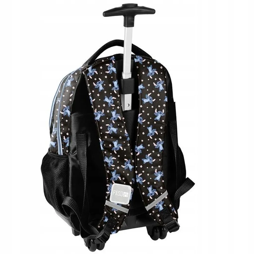 Sac à dos à roulettes Stitch résistant avec compartiments multiples - 3