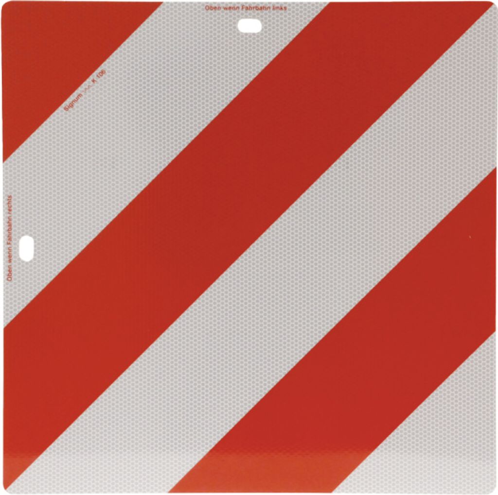 Schild Nachtparktafel/Parkwarntafel, Alu, refl. RA 2, starr, 423x423 mm