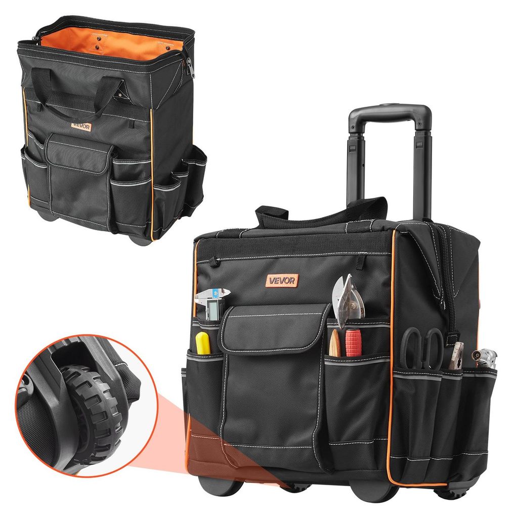 Borsa porta attrezzi VEVOR con ruote, portata 50 kg, 25 Immagine del prodotto 