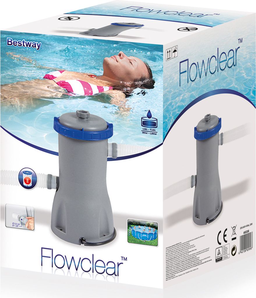 Bestway Flowclear Pool-Filterpumpe 3028 L/h Produktbild 16