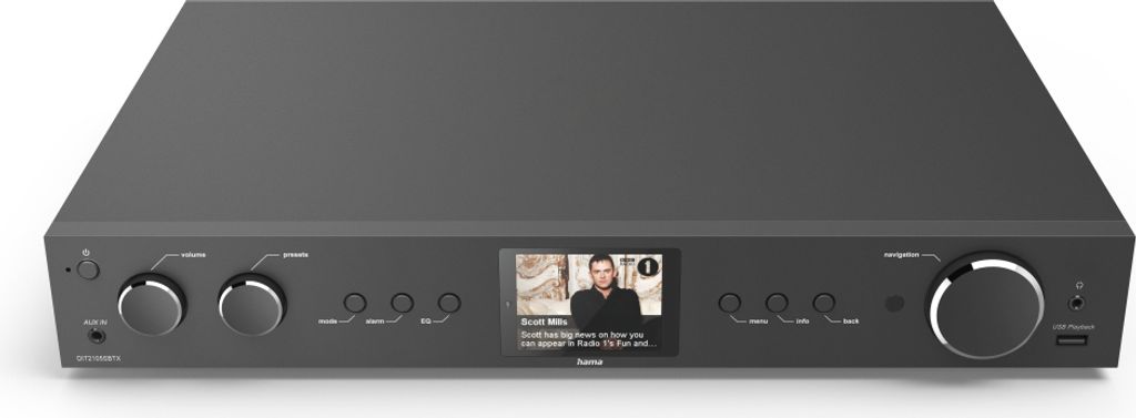 Hama digitální a internetové rádio DIT2105SBTX, Hi-Fi Obrázek produktu 1
