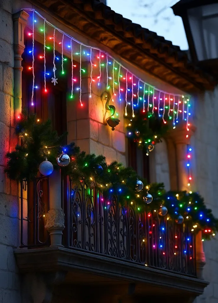 Solution Éclairage Grand Format Rideau LED 54m 1000 LED Multicolore - 11