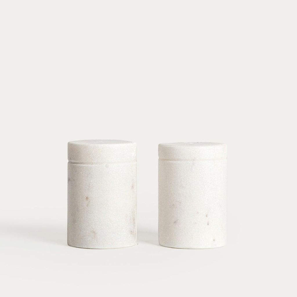 HOMLA Zestaw przyprawników MARBLE marmurowych klasycznych 2 Zdjęcie produktu 