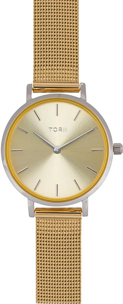 Montre femme dorée inoxydable TORII - Ne ternit pas, confort garanti
