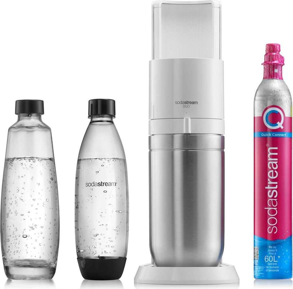 SodaStream Wassersprudler Duo Vorteilspack inkl. 2 Flaschen Produktbild 
