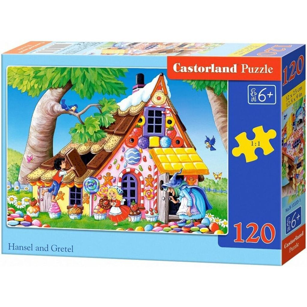 CASTORLAND Puzzle Hansel e Gretel 120 pezzi Immagine del prodotto 