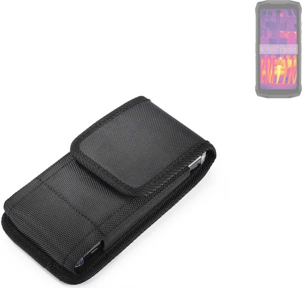 Holster Gürteltasche kompatibel mit Ulefone Armor Mini 20 Pro Holster Gürtel Tasche wasserabweisend Handy Hülle Schutz Hülle Outdoor schwarz