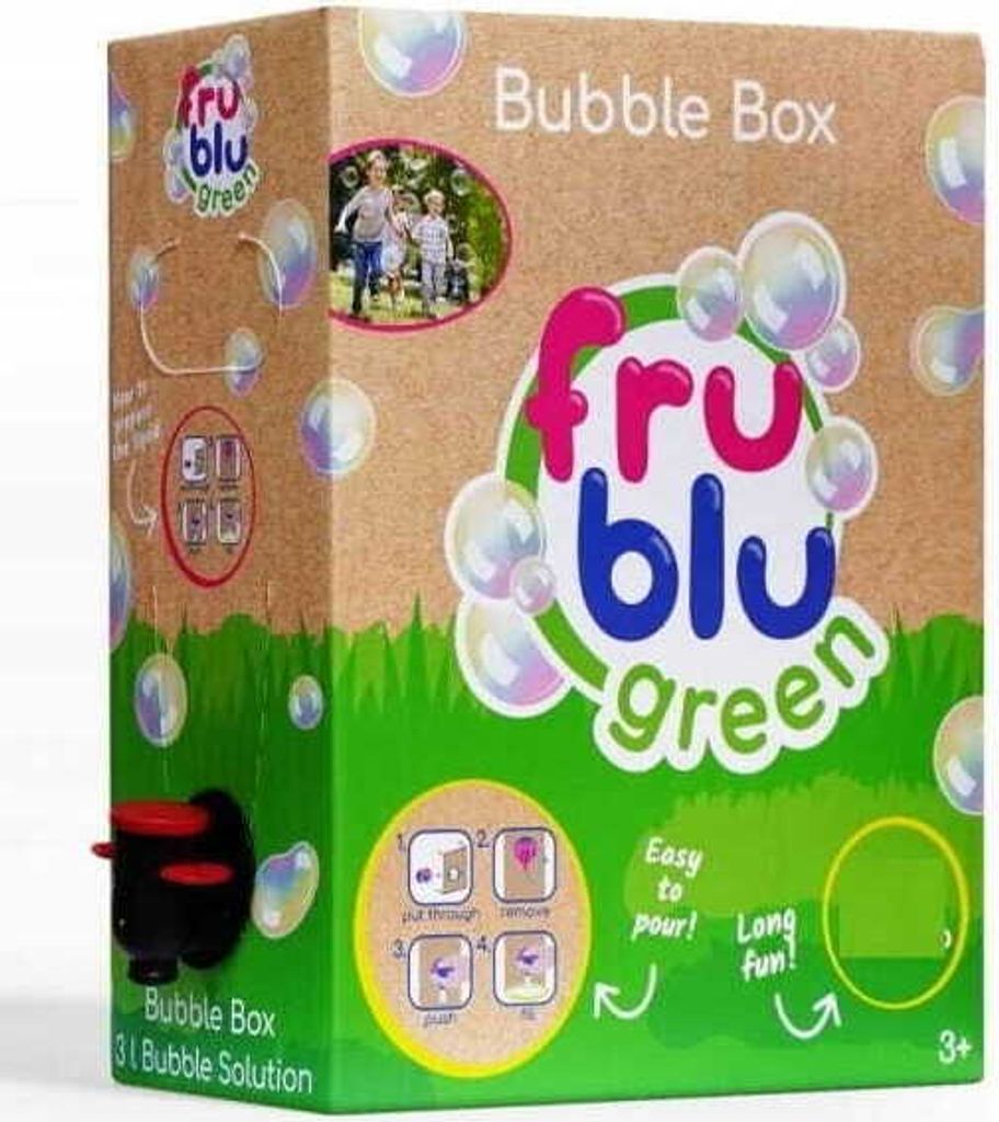 Fru Blu Bubble Box 5 Liter mit Hahn zum Seifenblasen machen