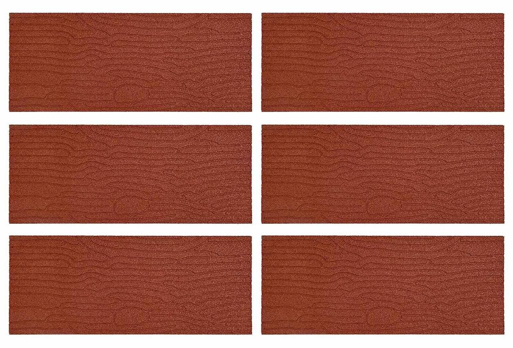 vidaXL, adoquines para camino, 6 unidades, color rojo, 60,5 Imagen del producto 