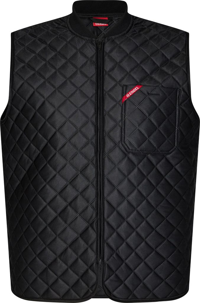 F. Engel Standard Thermosteppweste, Schwarz, Gr. 4XL