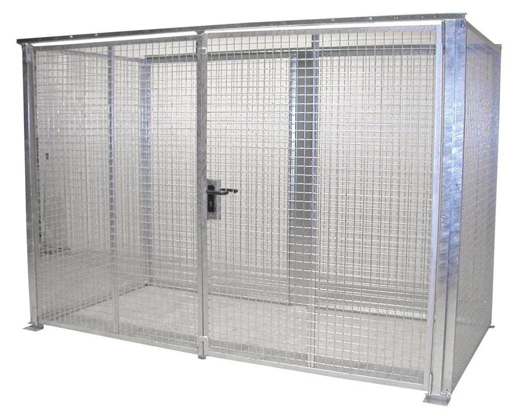 Bauer GmbH Gasflaschen-Container ohne Dach Gasflaschen-Container, GFC-M4-DF
