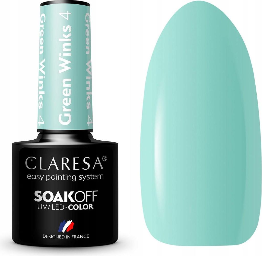 CLARESA Hybrid-Gellack GREEN WINKS 4 -5g