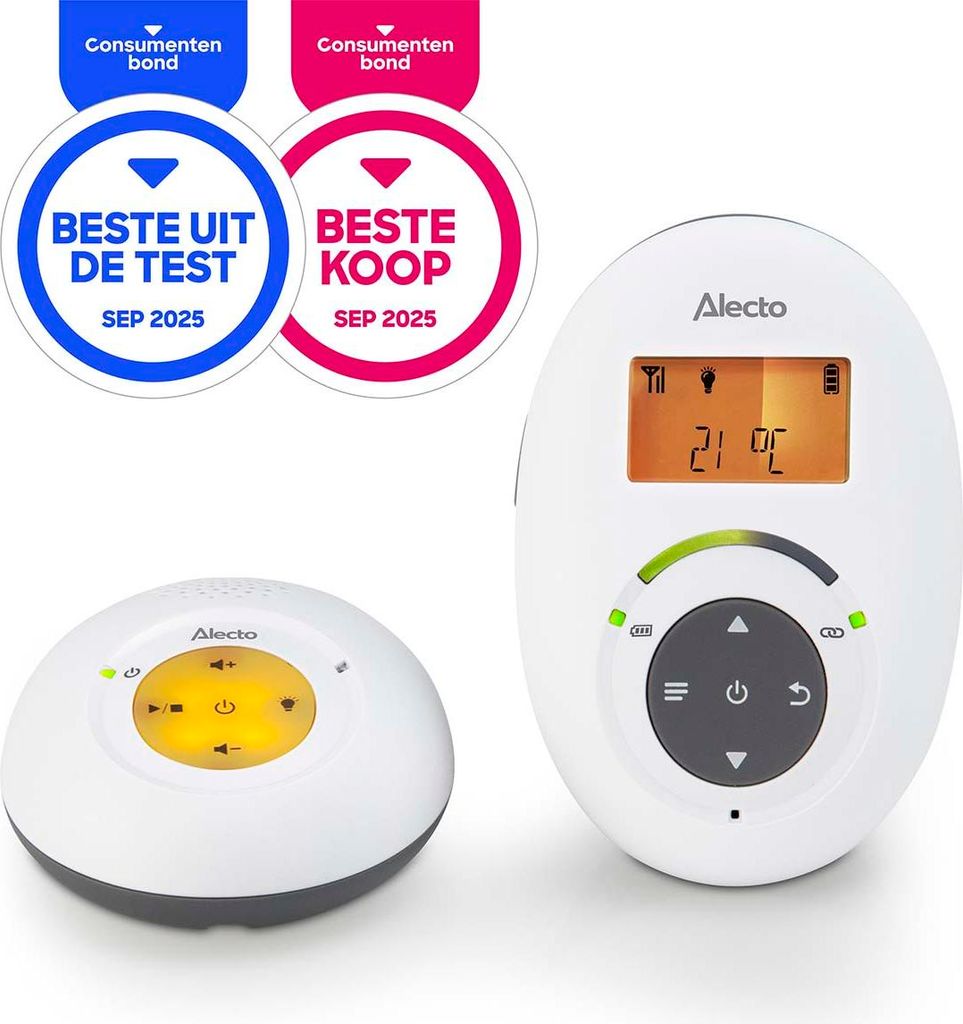 Alecto DBX-125 - DECT Babyphone mit Full ECO-Modus und Produktbild 