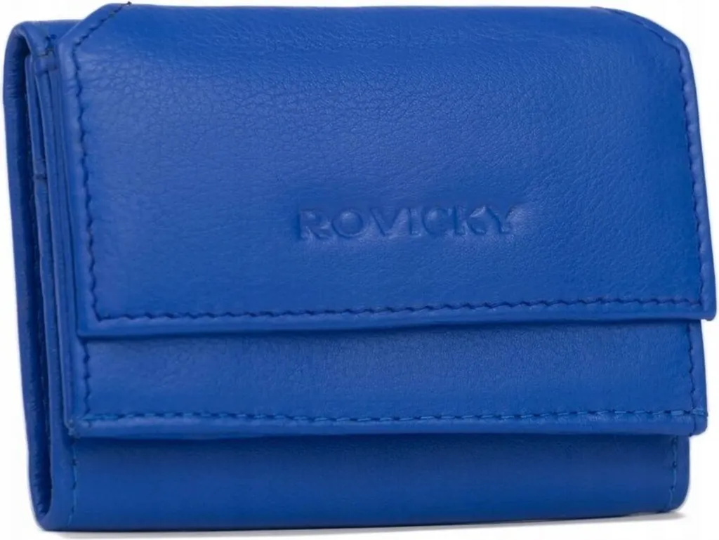 Rovicky R18LFN74418 Portafoglio Donna Grande in Vera Pelle Naturale