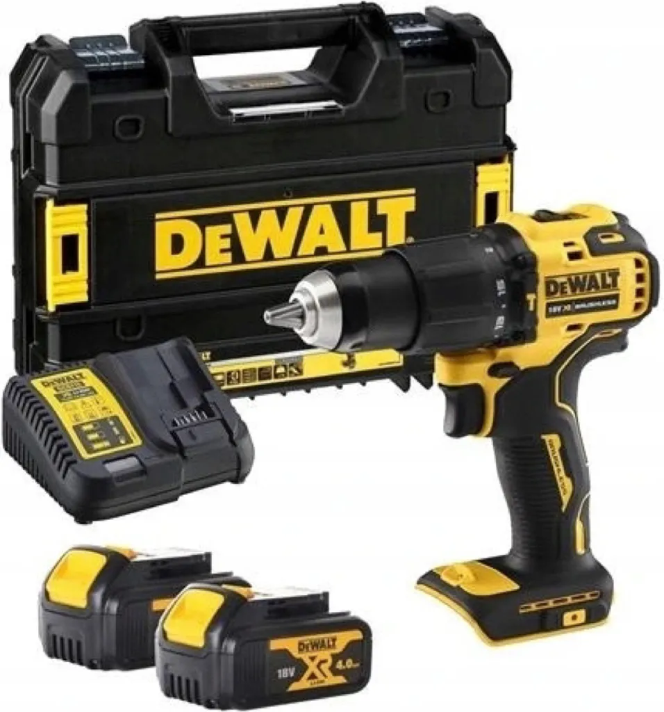 Perceuse à percussion sans fil DEWALT DCD709M2T 18V Brushless compacte