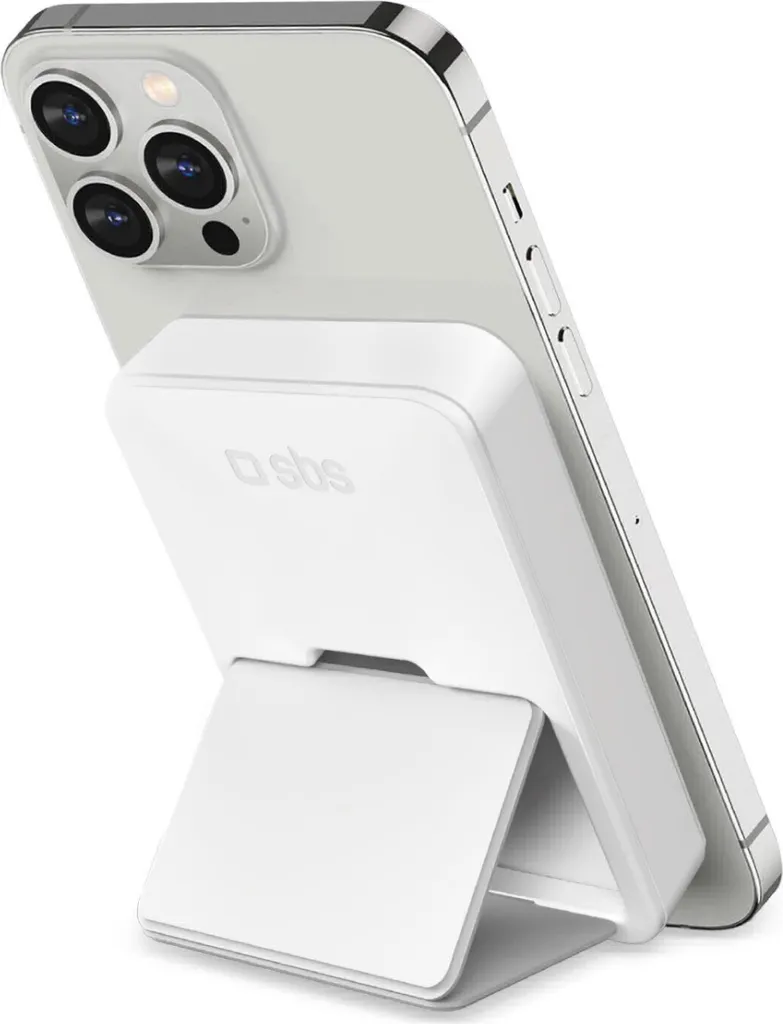Batterie Externe Magnétique 5000mAh avec Support pour iPhone SBS Mag