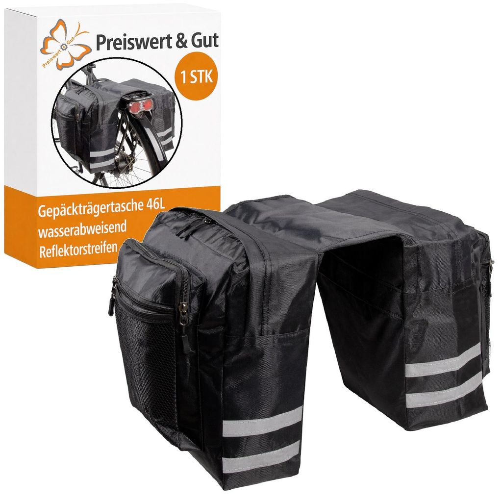 Fahrradtasche Gepäckträger 32x26x10cm je Produktbild 