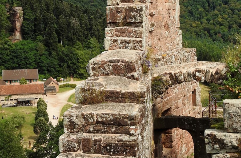 hansepuzzle 63896 - Ruine Puzzle, 500 Teile, Natur, 46,0 x 30,0cm mit hochwertiger Aufbewahrung, Kartonbox und wiederverschließbarem Beutel