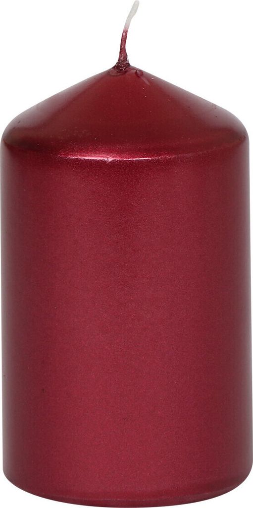 Stumpenkerzen "Edelglanz" Altrot 80/47 mm, 14 Stück Steinhart Kerzen in RAL-Kerzen Güte Qualität