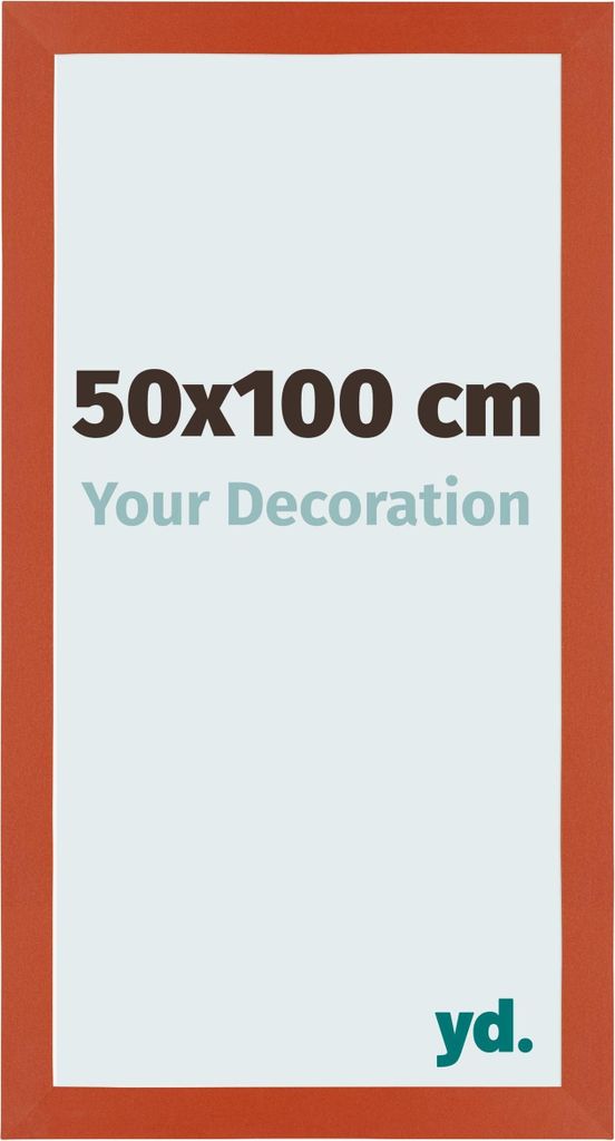 Bilderrahmen, 50x100 cm, Orange, MDF, Mura