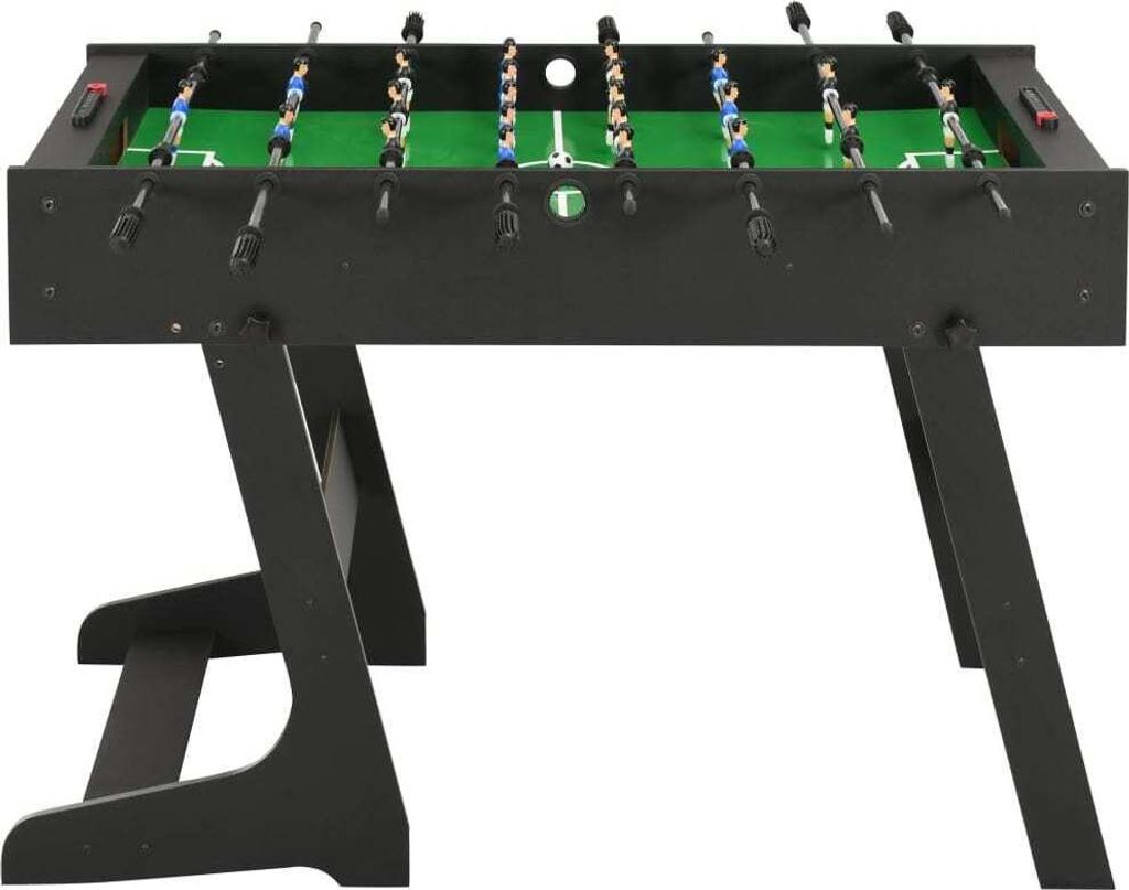 vidaXL Table de baby-foot pliante 121 x 61 x 80 cm Noir Image du produit 