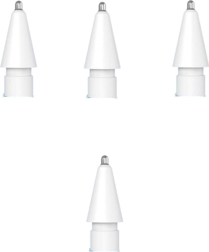 INF 4er-Pack Ersatzspitzen für den Apple Pencil Weiß