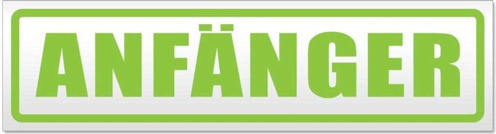 Kiwistar - Autoaufkleber - Lindgrün - 30 x 8 cm - Anfänger - Hinweis Aufkleber Sticker für Auto, Kfz, Fahrrad, PKW, LKW